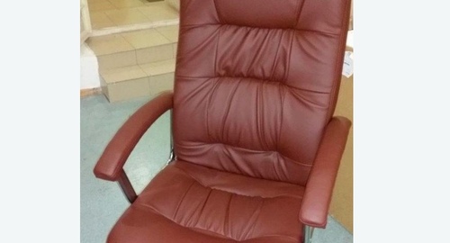Обтяжка офисного кресла. Николаевск